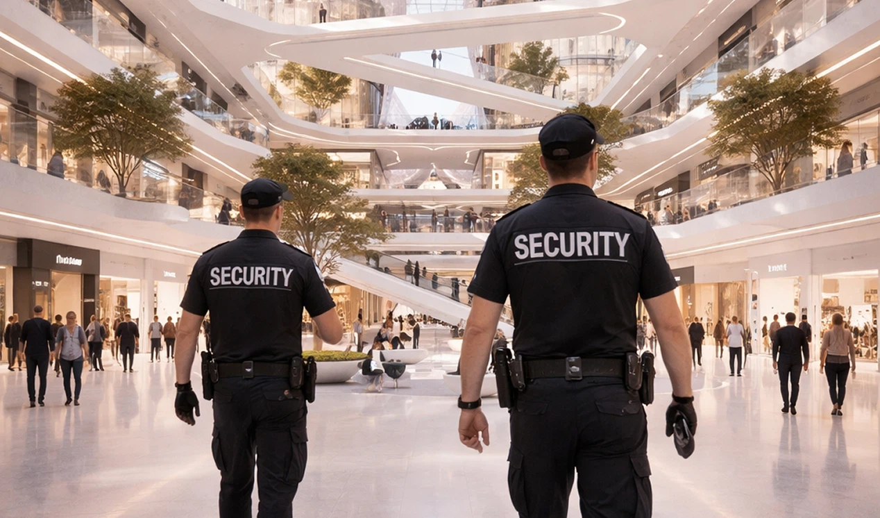 mall without patrol robot
