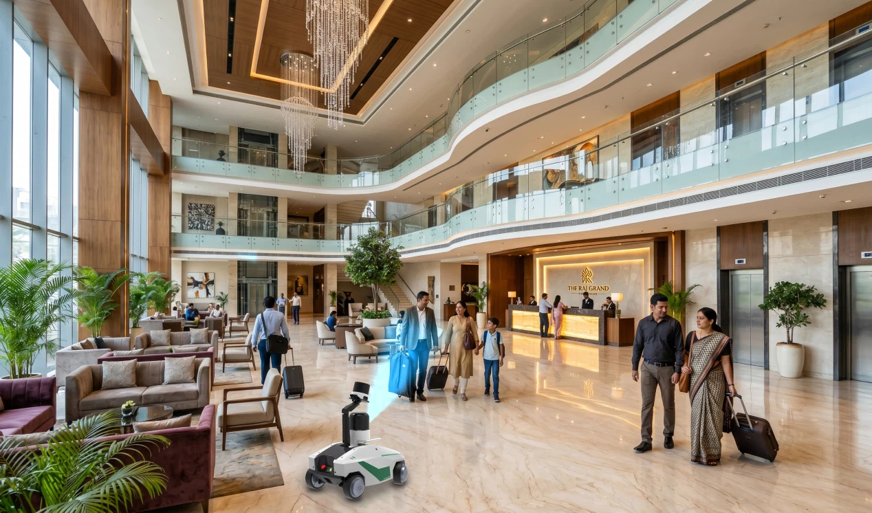 patrol robot at hotels and resorts