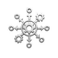 unified warehouse automation icon
