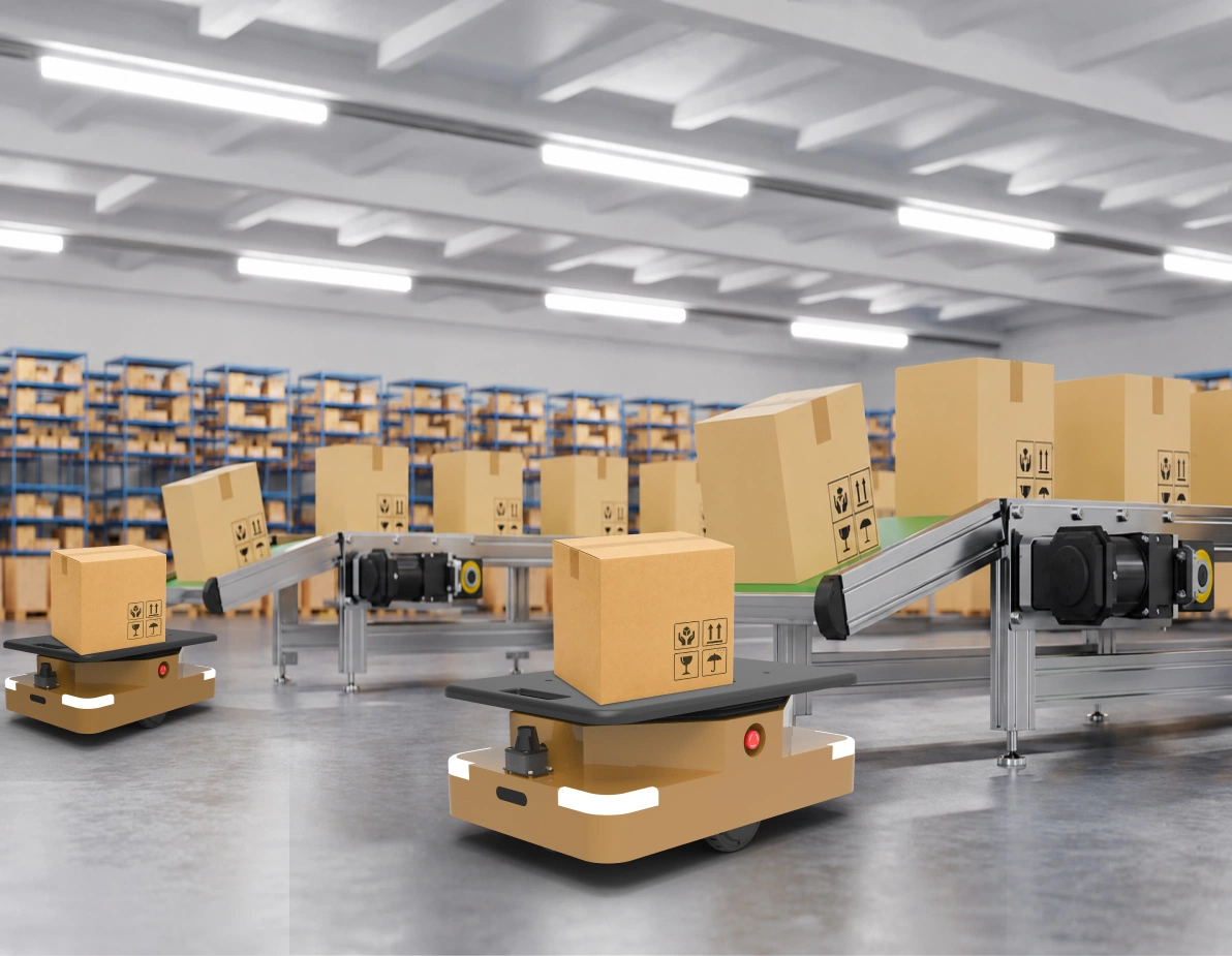 warehouse autonomous mobile robot