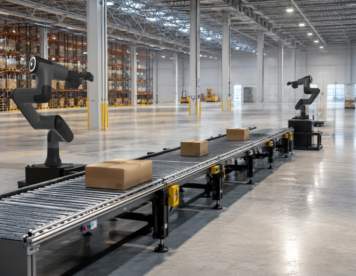 warehouse industrial robotic arm