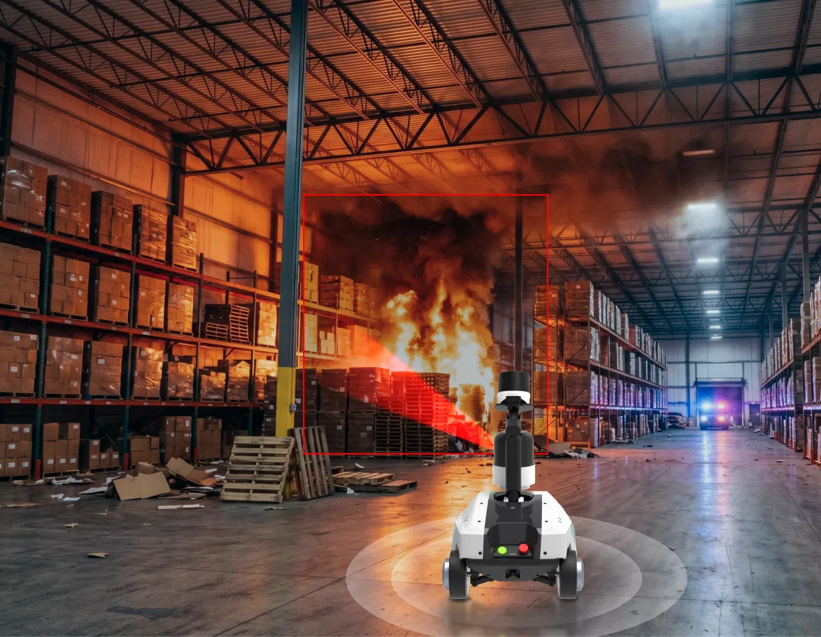 warehouse security robot