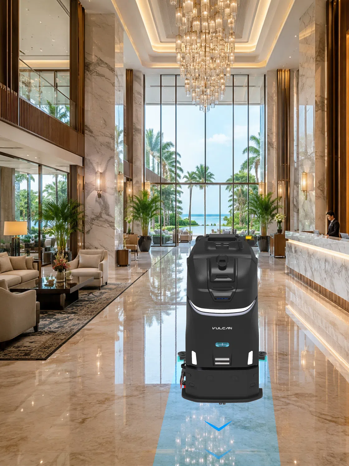 autonomous cleaning robots for hotels