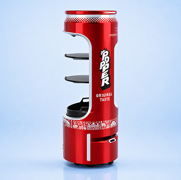 custom product sampling promotional robot