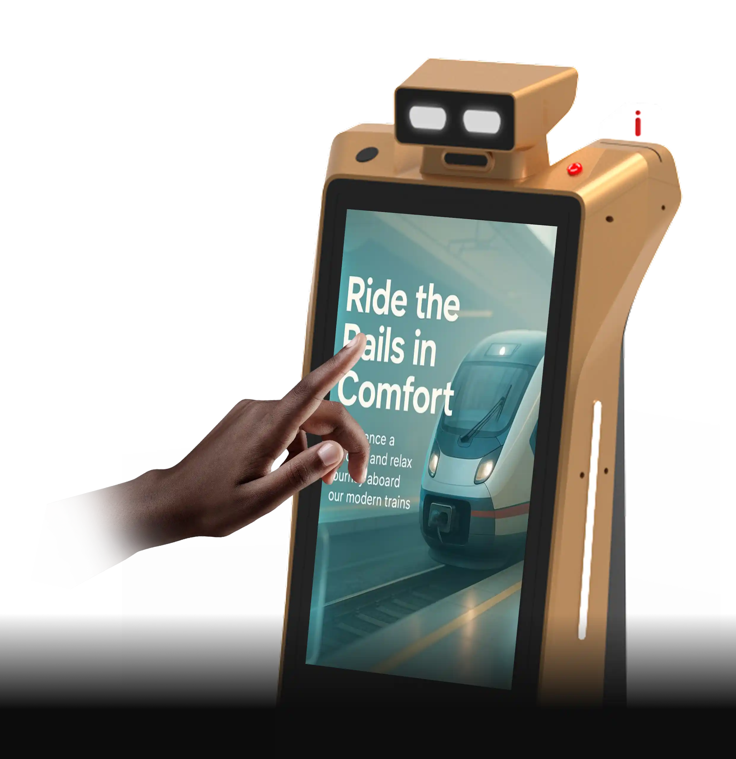guide robot for railway stations