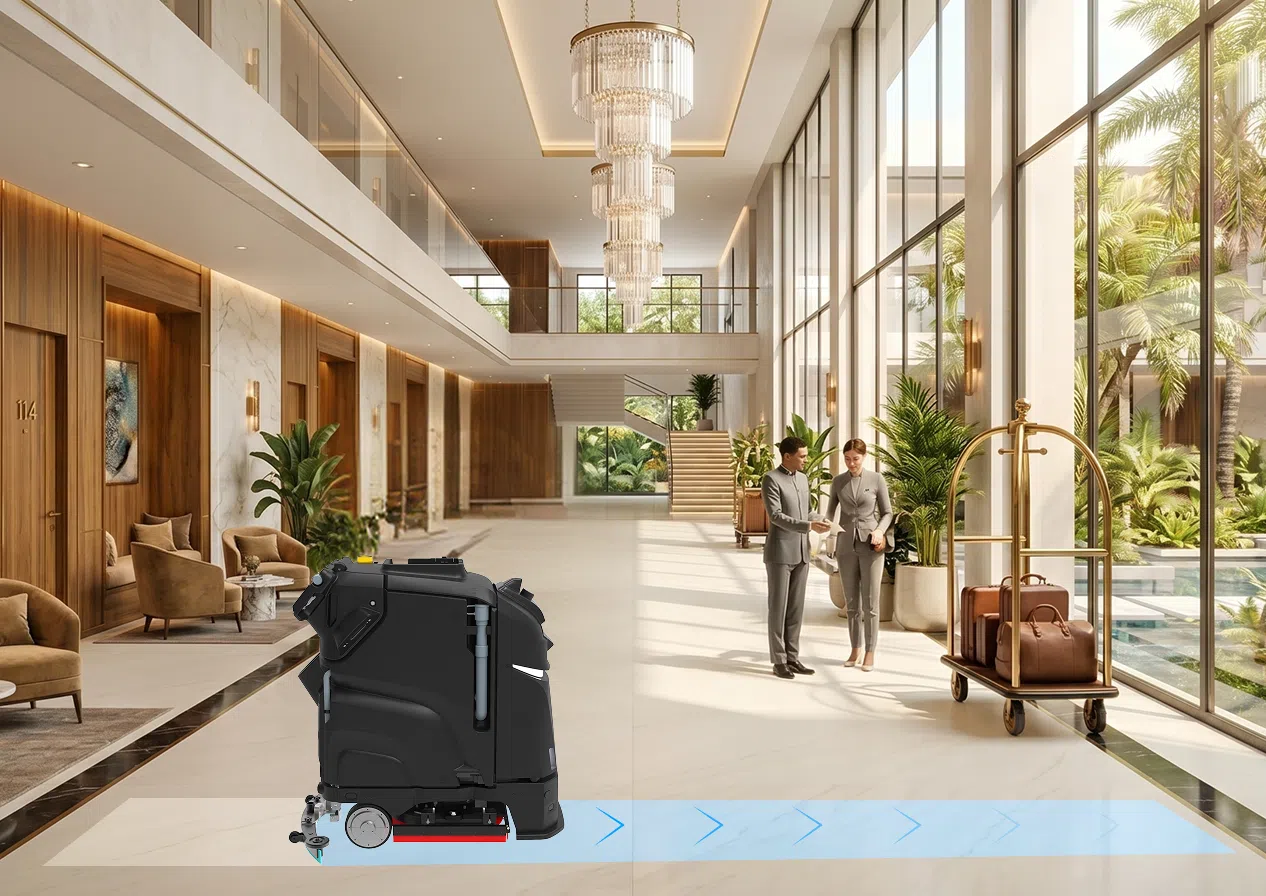 hotel cleaning robot
