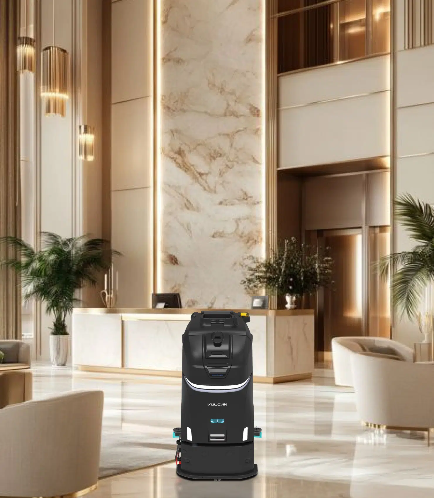 hotels and resorts cleaning robot