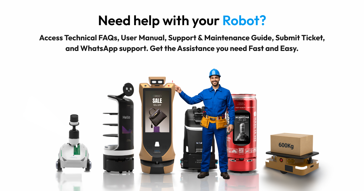 Robot Technical Support and Maintenance Services | Kody Robots