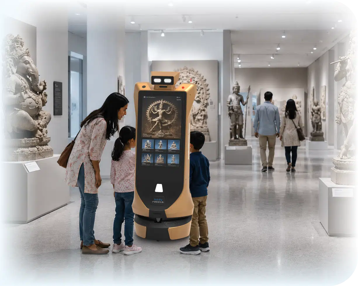 museum wayfinding robot