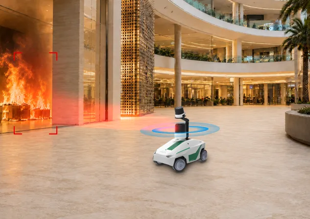 patrol robot for mall security