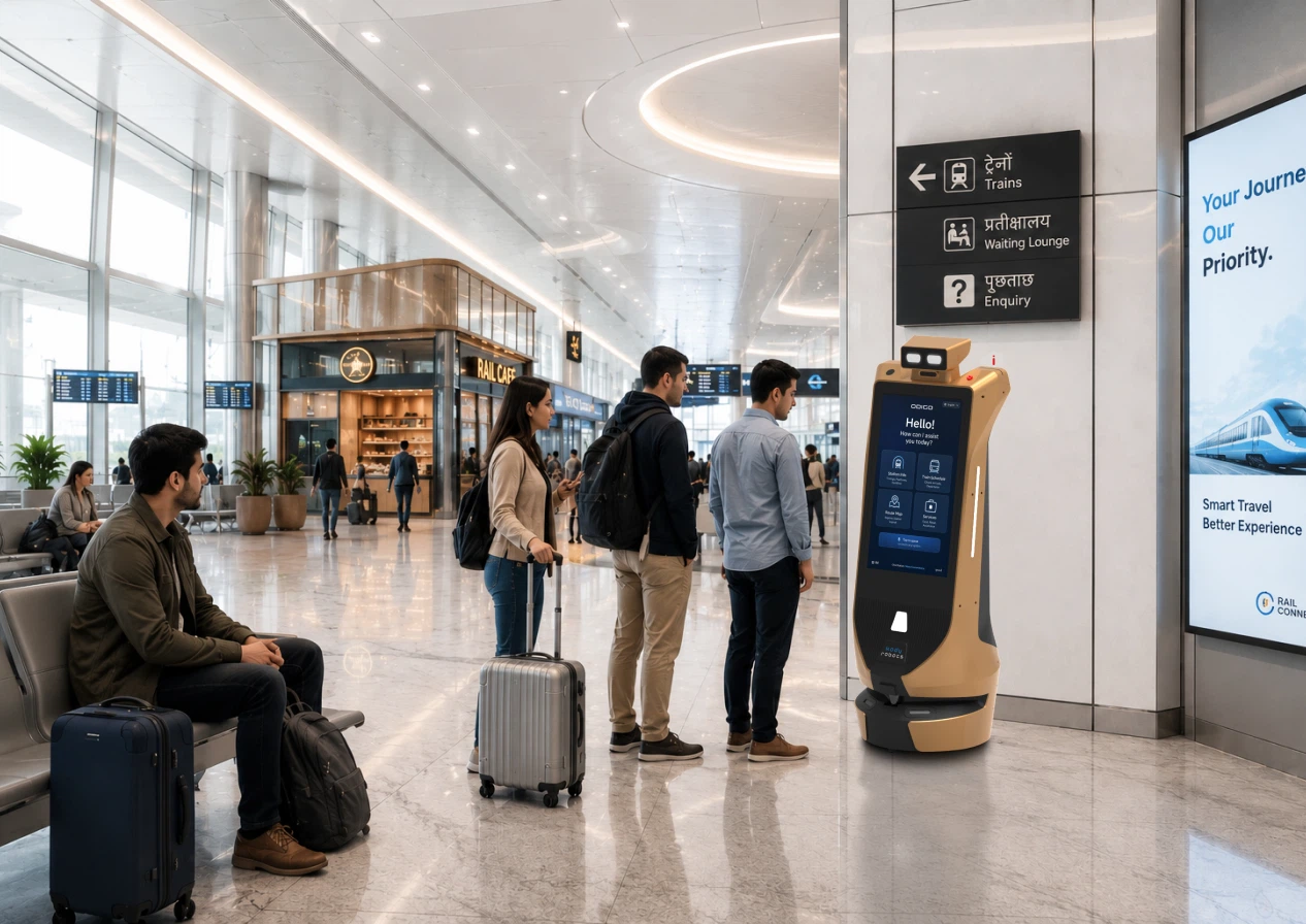 railway station guide robot
