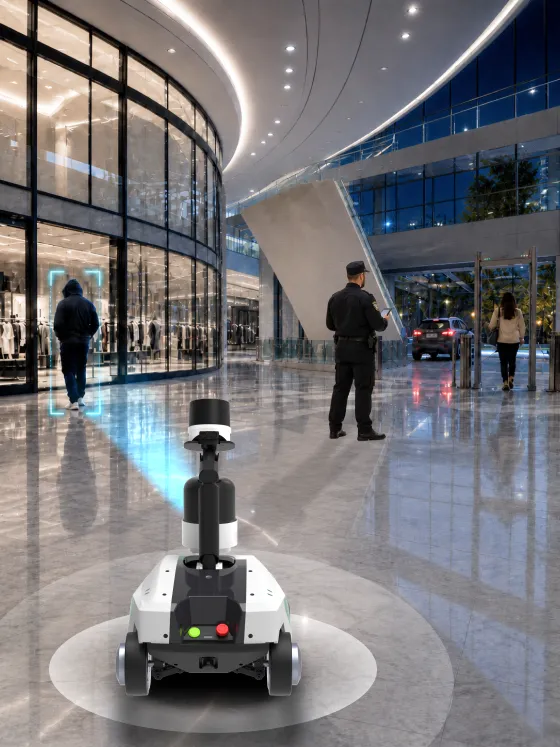 security patrol robot for mall