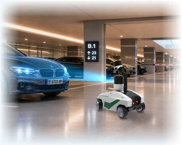 security patrolling robot for mall