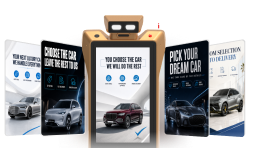 ai robot assistant for luxury car showroom