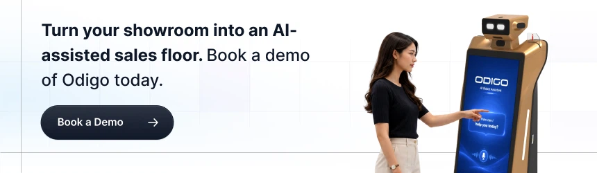 ai robot assistant use cases in car showrooms
