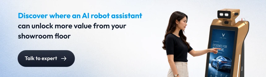 ai robot assistants for ev product demonstrations