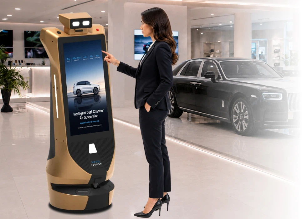 autonomous robot for luxury car showroom
