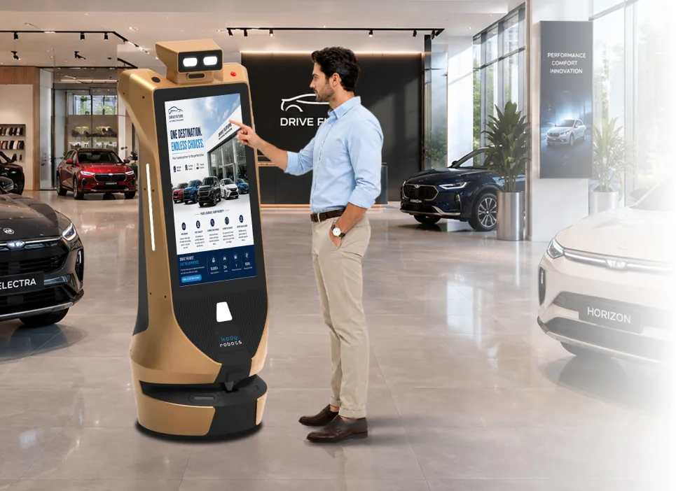 car dealership sales assistant robot