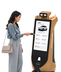 customer assistant robot for premium car showroom