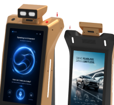 sales assistant robot for luxury car showroom