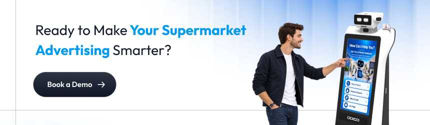 ad robot in us supermarket