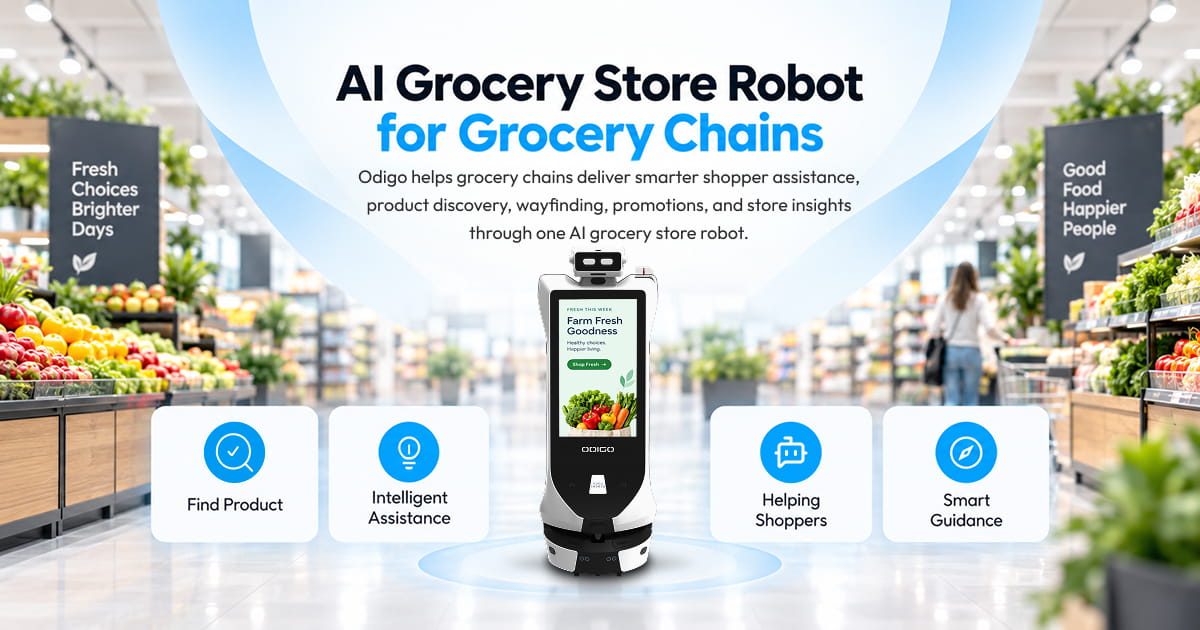 ai robot assistant for grocery store