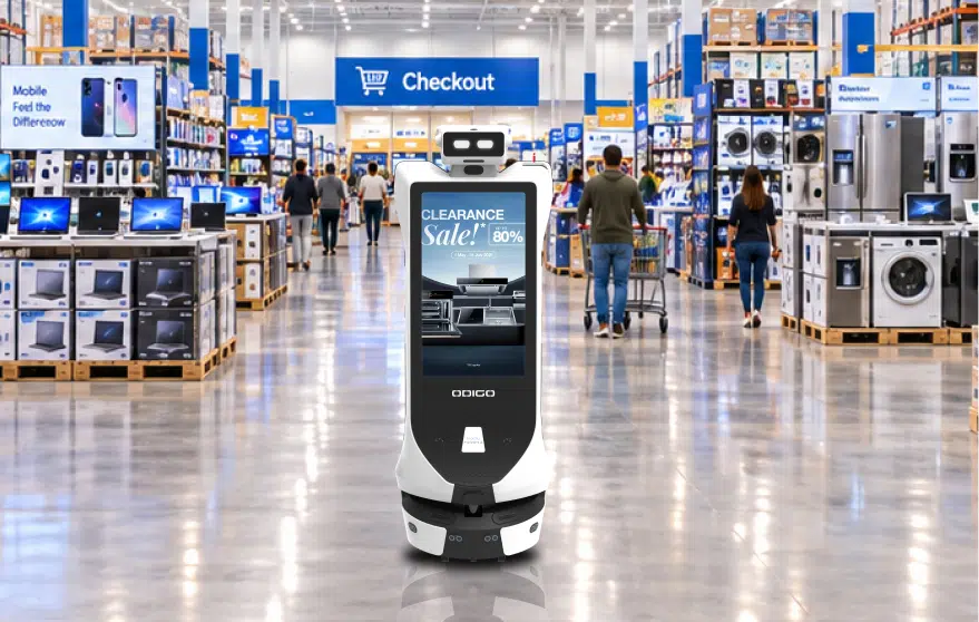 ai robot assistant for supermarket