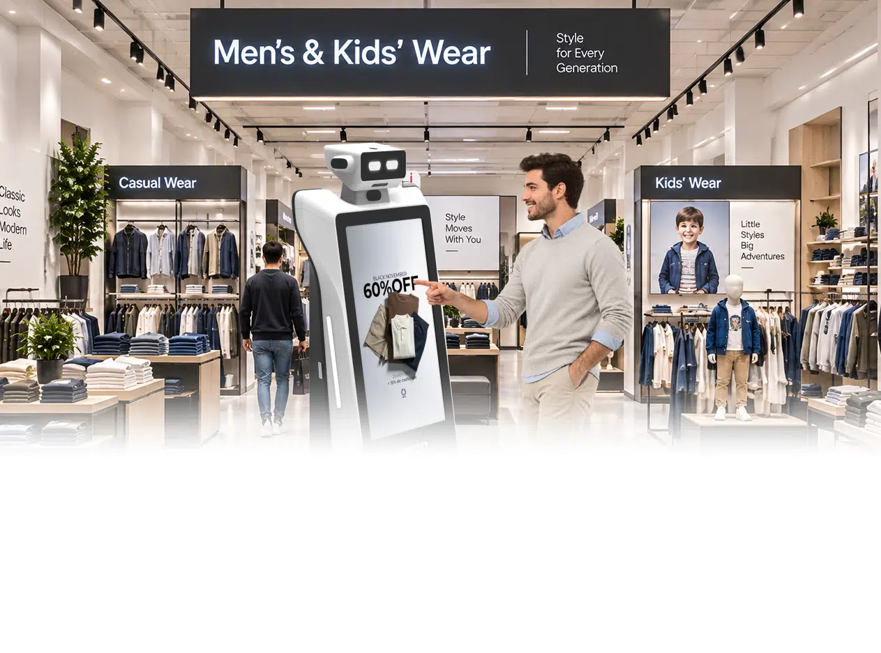 customer service robot for retail