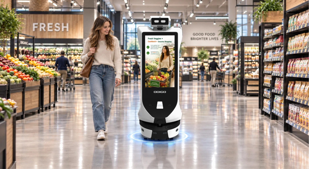 grocery store robot