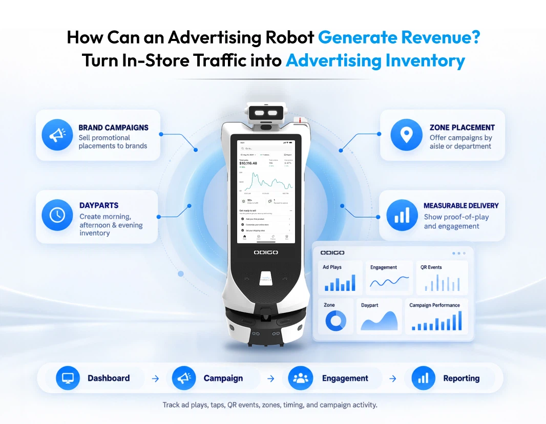 how can an advertising robot generate revenue
