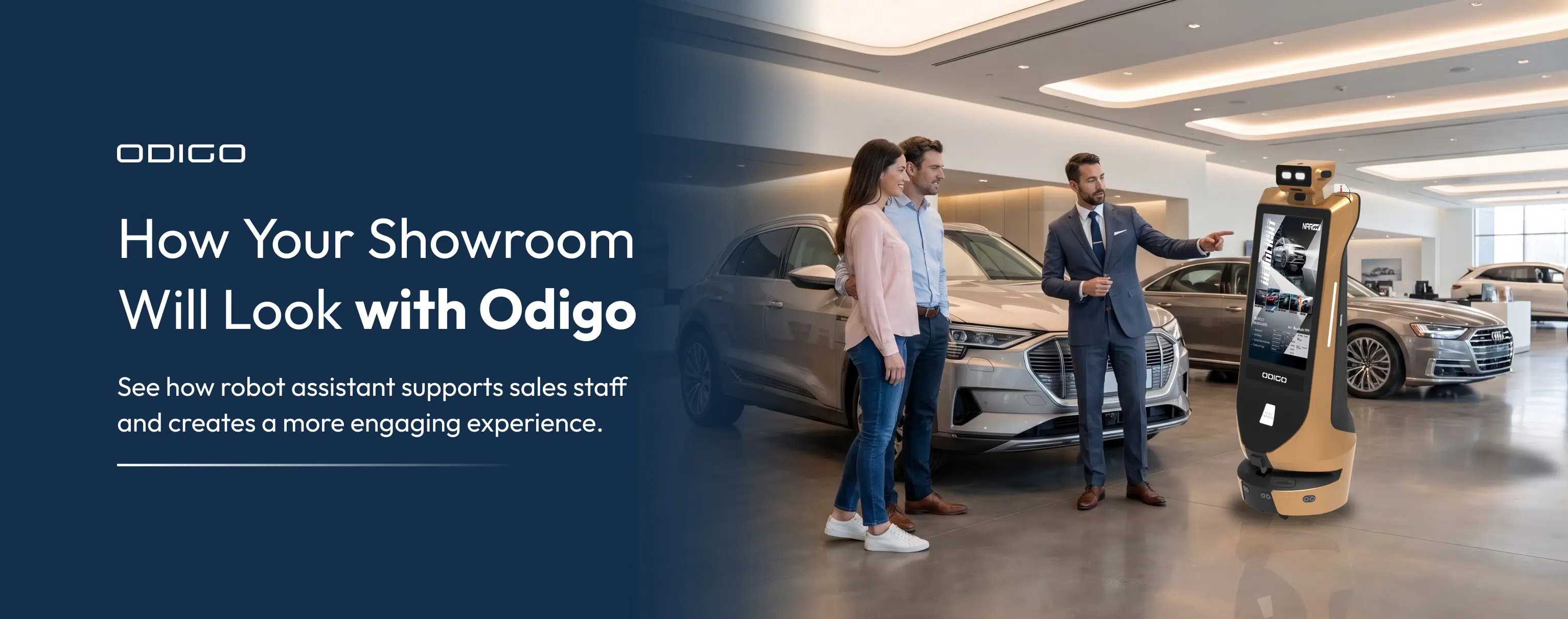 How AI Robot Assistants Support Car Showroom Sales Staff