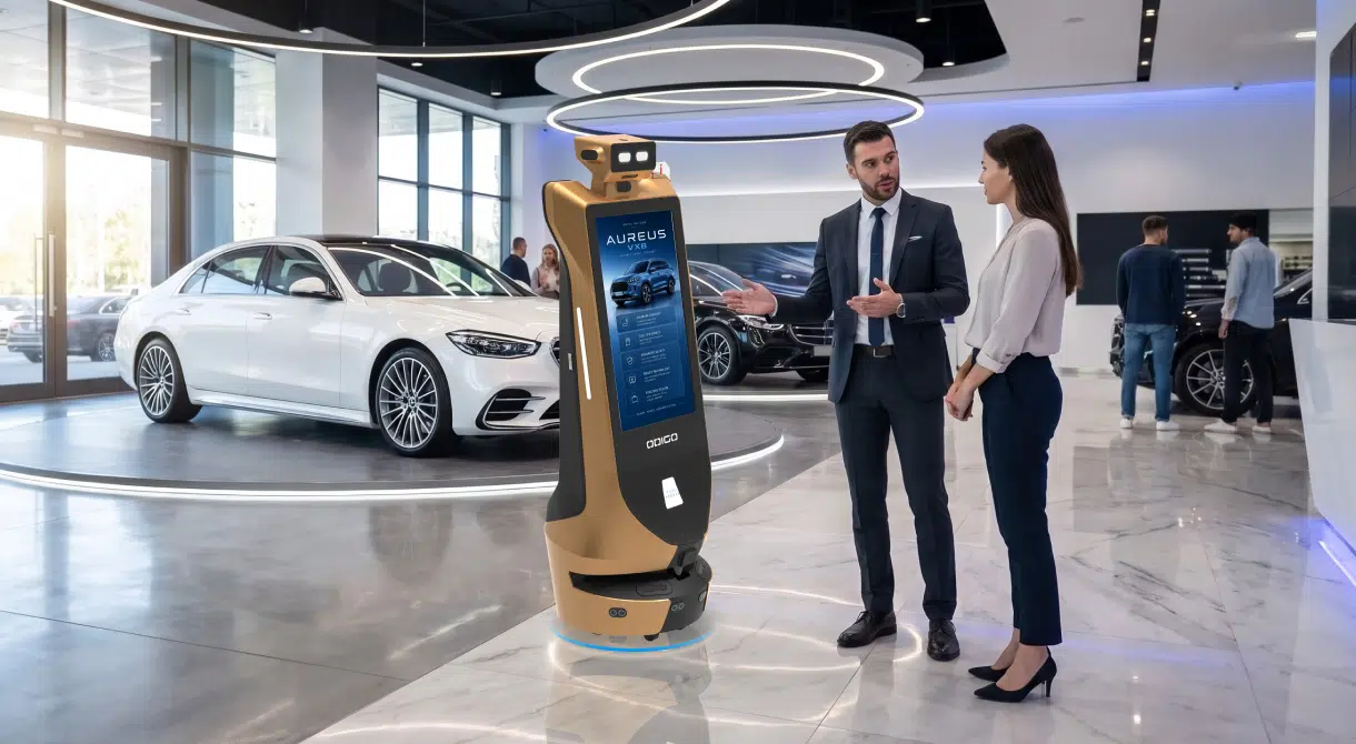 how robotic assistants assist sales staff