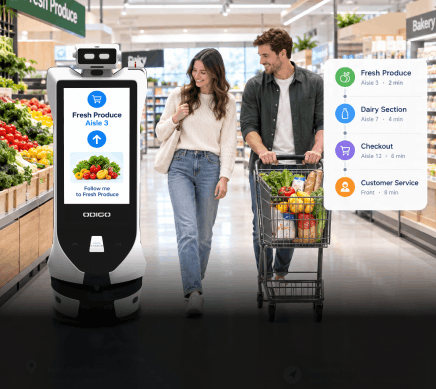 physical shopper escort features