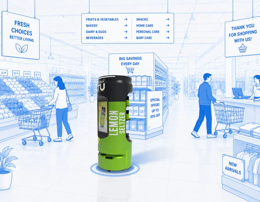 popper robot for superstores