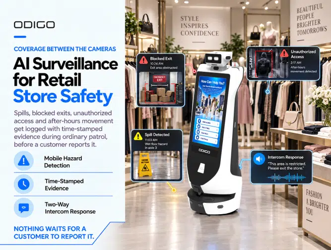 robotic assistant for big box store