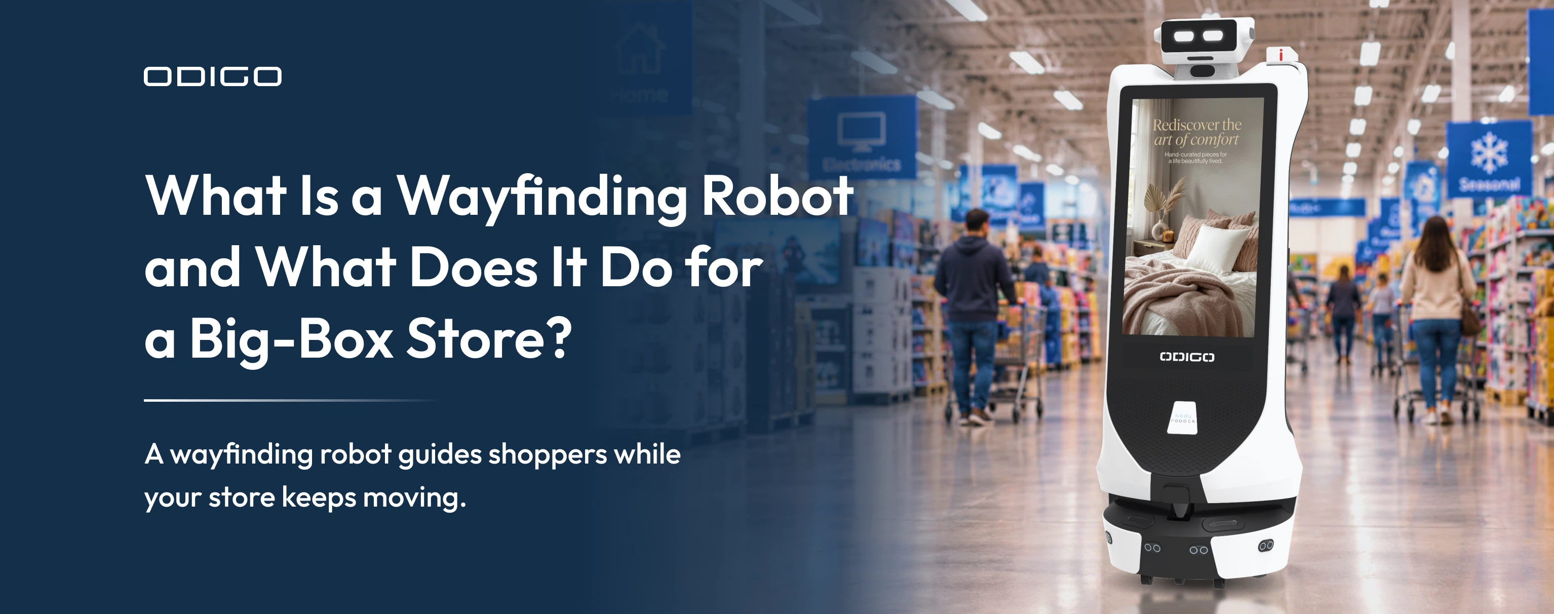 What Is a Wayfinding Robot and What Does It Do for a Big-Box Store?