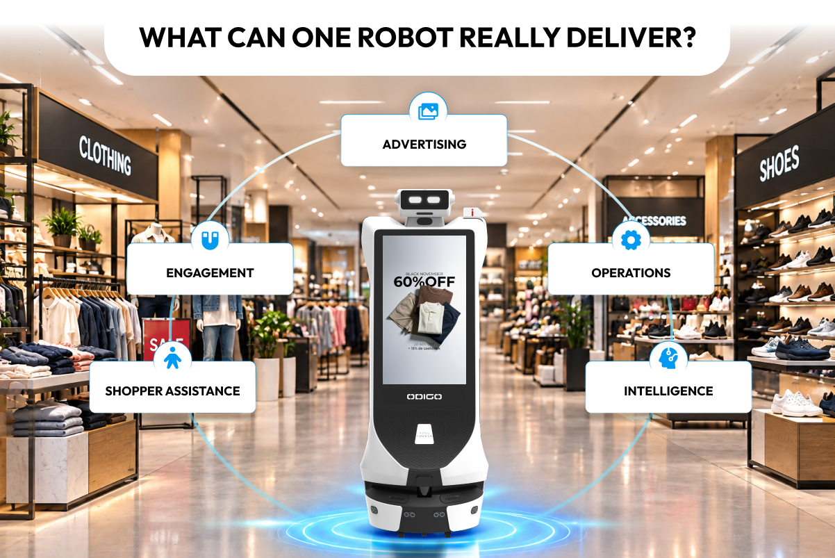 why wayfinding robot for supermarket