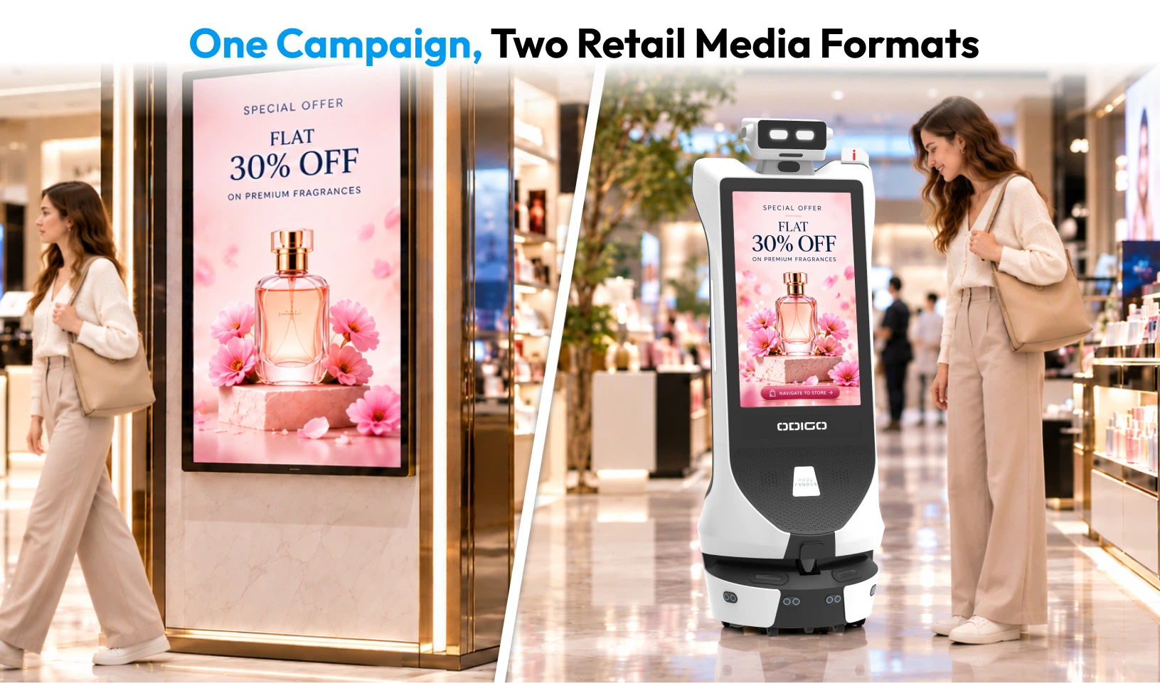 advertising robot in retail industry