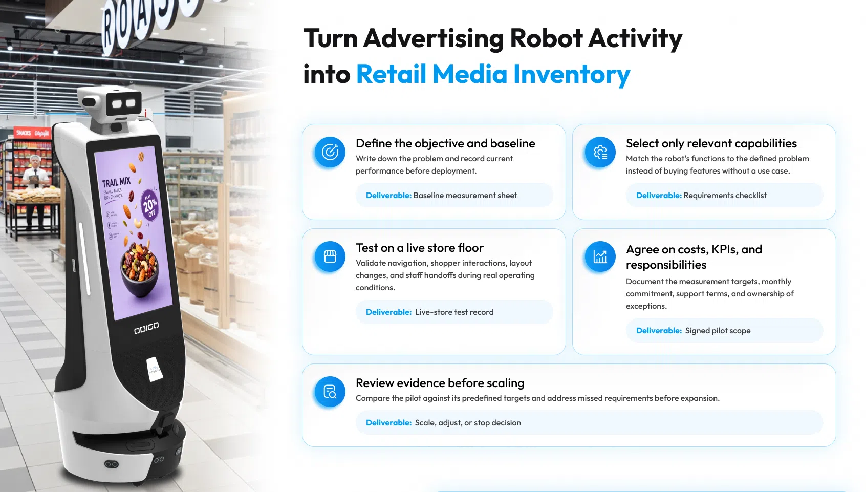 how to avoid retail robot failure