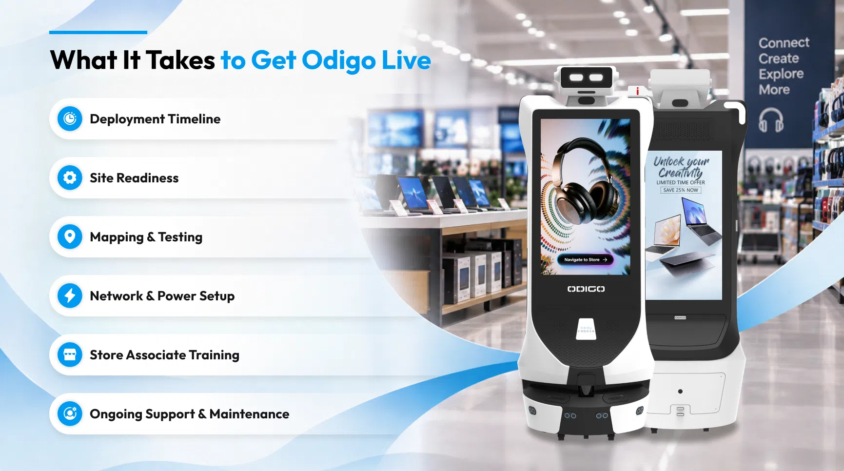 what it takes to get odigo live